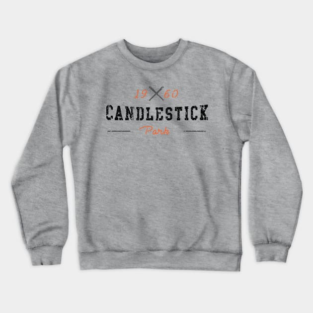 Candlestick Park Crewneck Sweatshirt by HomePlateCreative